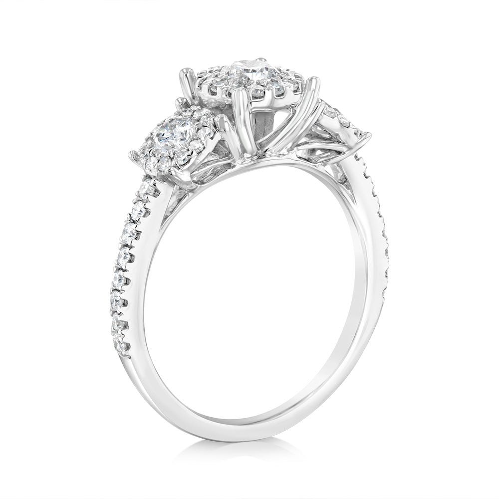 Luminesce Lab Grown 0.95 Carat Diamond Ring in 10ct ? Gold.