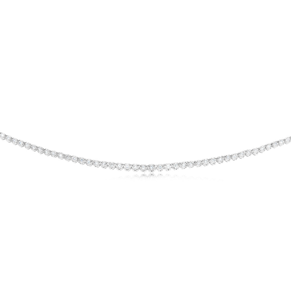 Luminesce Lab Grown 1/2 Carat Diamonds Necklace in Sterling Silver