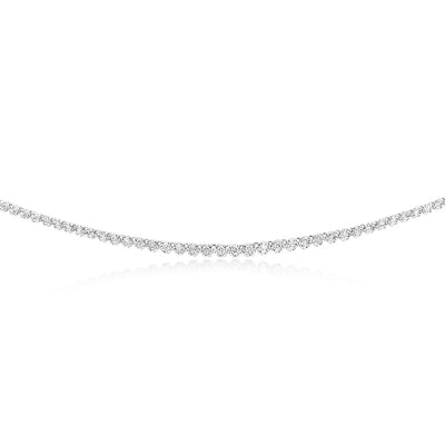 Luminesce Lab Grown 1 Carat Diamonds Necklace in Sterling Silver