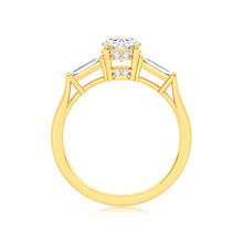 Load image into Gallery viewer, Luminesce Lab Grown 9ct Yellow Gold 1.20 Carat Diamond Solitaire Fancy Ring