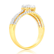 Load image into Gallery viewer, Luminesce Lab Grown 14ct Yellow Gold 1.5 Carat Diamond Solitaire Fancy Ring