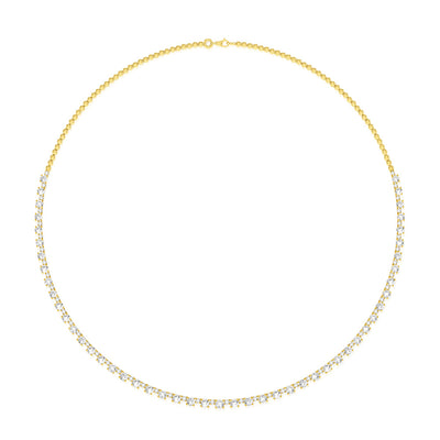 Luminesce Lab Grown 6 Carat Diamond Necklace in 10ct White Gold