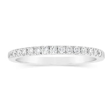 Load image into Gallery viewer, Luminesce Lab Grown 1/4 Carat Diamond Eternity Ring in Sterling Silver