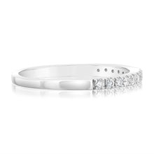 Load image into Gallery viewer, Luminesce Lab Grown 1/4 Carat Diamond Eternity Ring in Sterling Silver