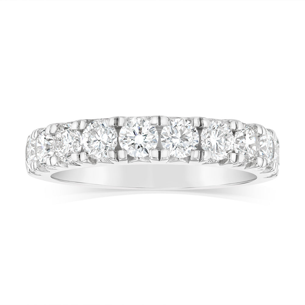 Luminesce Lab Grown 1.5 Carat Diamond Eternity Ring in Sterling Silver