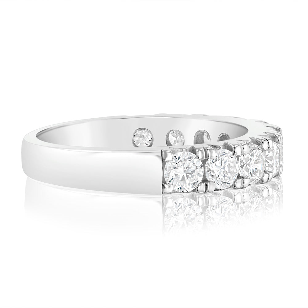 Luminesce Lab Grown 1.5 Carat Diamond Eternity Ring in Sterling Silver