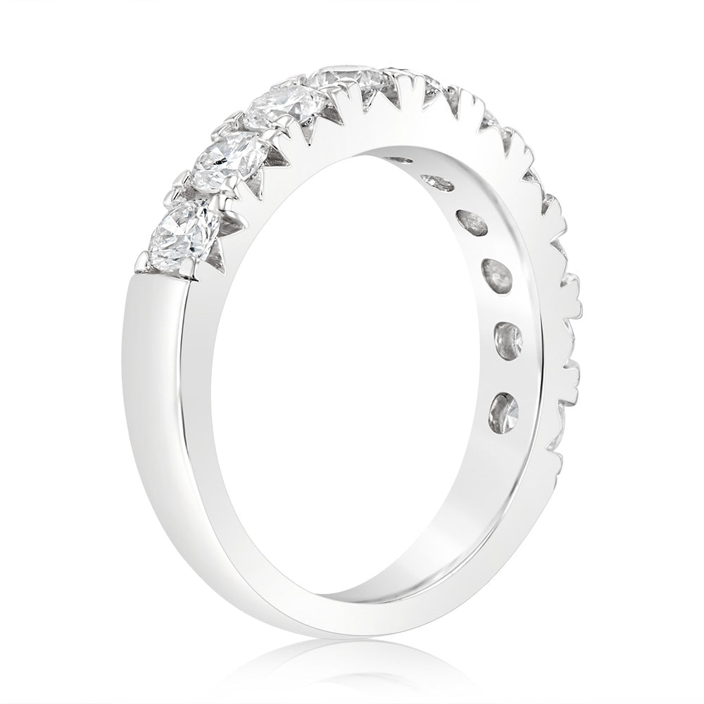 Luminesce Lab Grown 1.5 Carat Diamond Eternity Ring in Sterling Silver