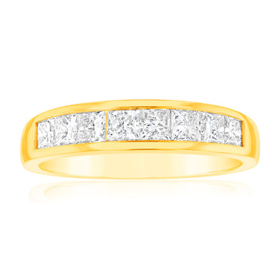 Luminesce Lab Grown 18ct Yellow Gold 0.70 Carat Diamond Wedder Ring