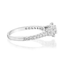 Load image into Gallery viewer, Luminesce Lab Grown 9ct White Gold 3/4 Carat Diamond Ring