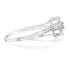 Load image into Gallery viewer, Luminesce Lab Grown 21 Diamond Disc Dress Ring in Sterling Silver