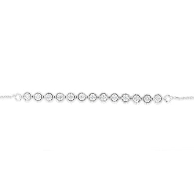 Luminesce Lab Grown 13 Diamonds Bracelet in Sterling Silver