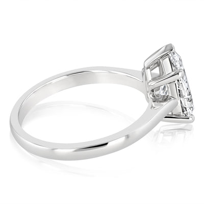 Luminesce Lab Grown 18ct White Gold 2 Carat Diamond Ring