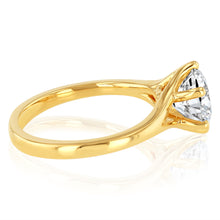 Load image into Gallery viewer, Luminesce Lab Grown 18ct Yellow Gold 2 Carat Diamond Ring
