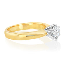 Load image into Gallery viewer, Luminesce Lab Grown 18ct Yellow Gold 1 Carat Diamond Ring