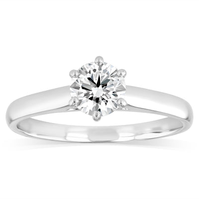 Luminesce Lab Grown 18ct White Gold 0.80 Carat Diamond Ring