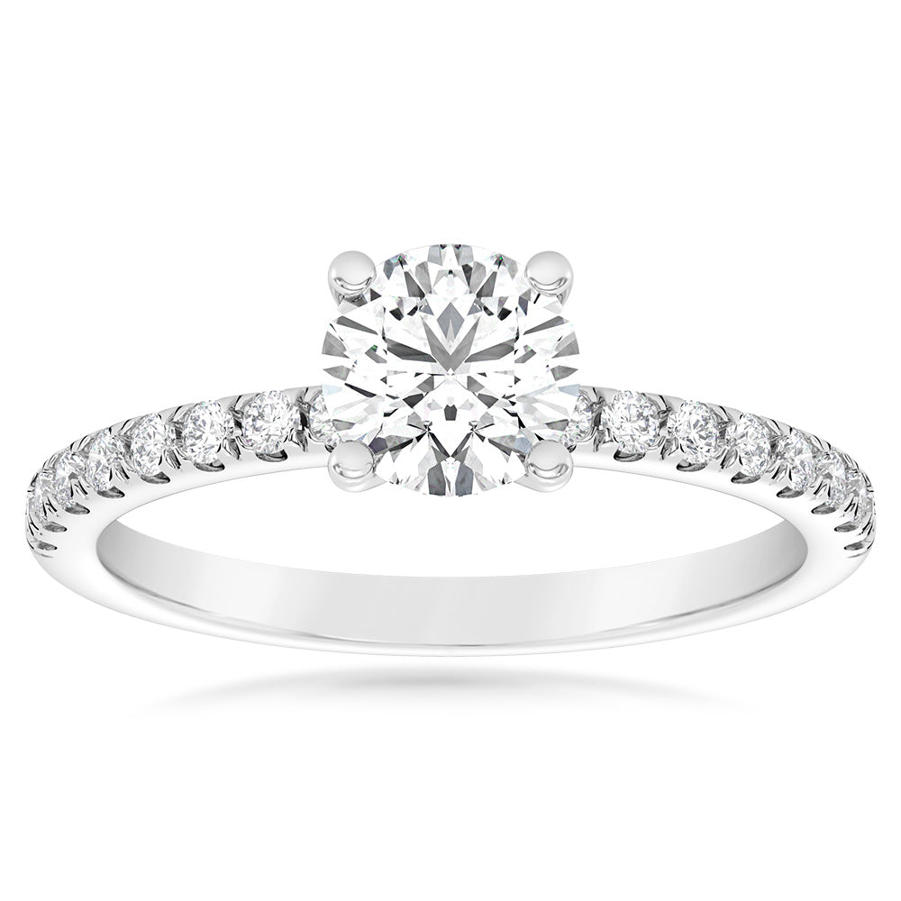 Luminesce Lab Grown Platinum 1 Carat Diamond Engagement Ring