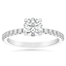Load image into Gallery viewer, Luminesce Lab Grown Platinum 1 Carat Diamond Engagement Ring