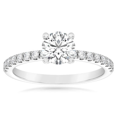 Luminesce Lab Grown Platinum 1 Carat Diamond Ring