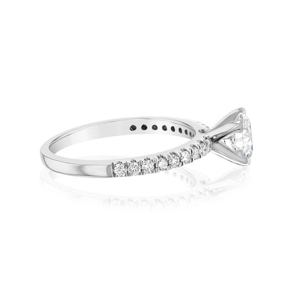 Luminesce Lab Grown Platinum 1 Carat Diamond Ring