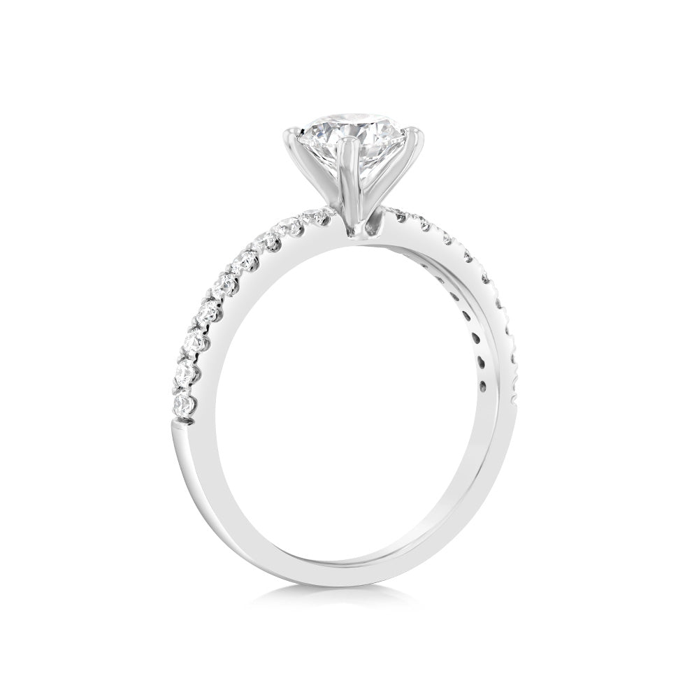 Luminesce Lab Grown Platinum 1 Carat Diamond Engagement Ring
