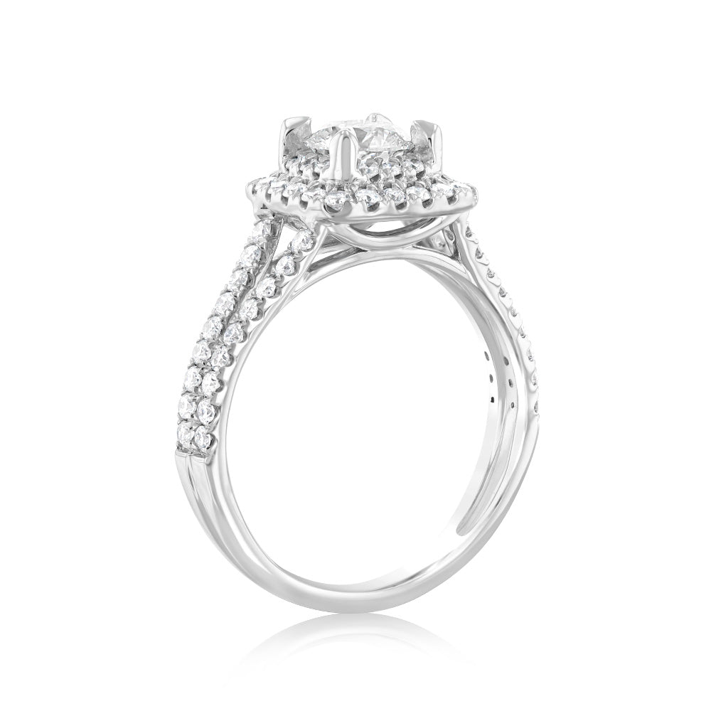 Luminesce Lab Grown Platinum 1.2 Carat Diamond Engagement Ring