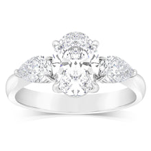 Load image into Gallery viewer, Luminesce Lab Grown Platinum 2.6 Carat Diamond Engagement Ring