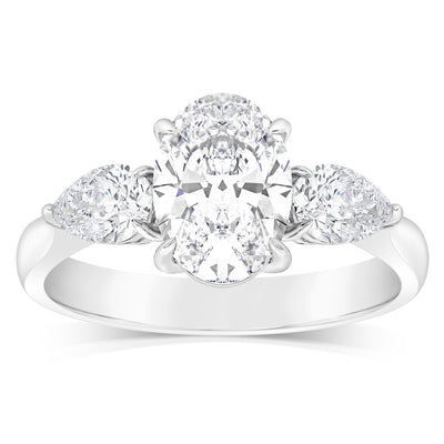 Luminesce Lab Grown Platinum 2.6 Carat Diamond Ring