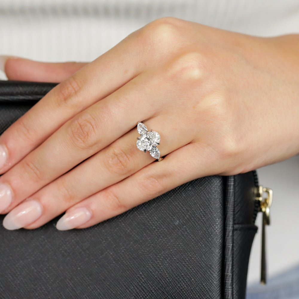 Luminesce Lab Grown Platinum 2.6 Carat Diamond Engagement Ring