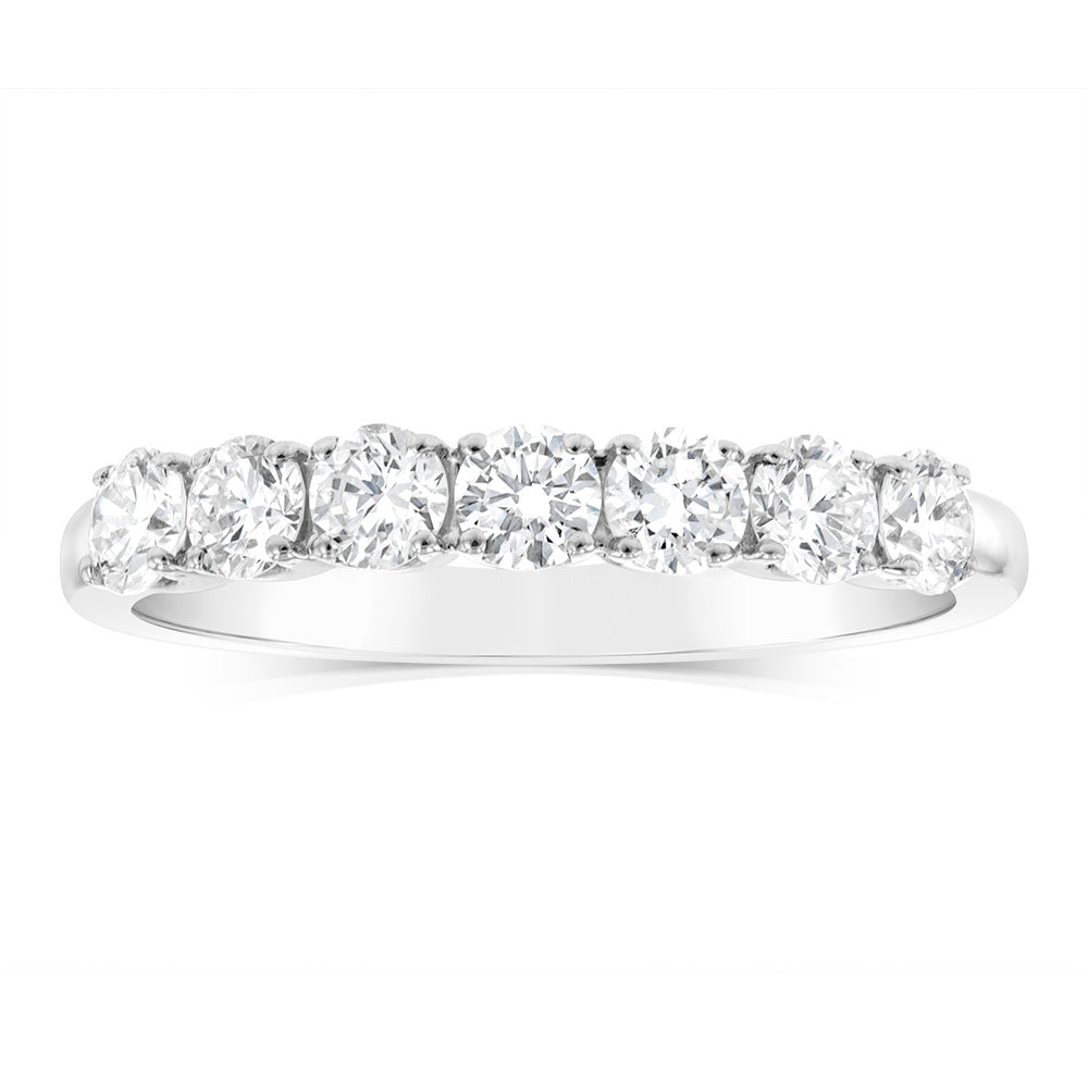 Luminesce Lab Grown Platinum 0.70 Carat Diamond Eternity Ring
