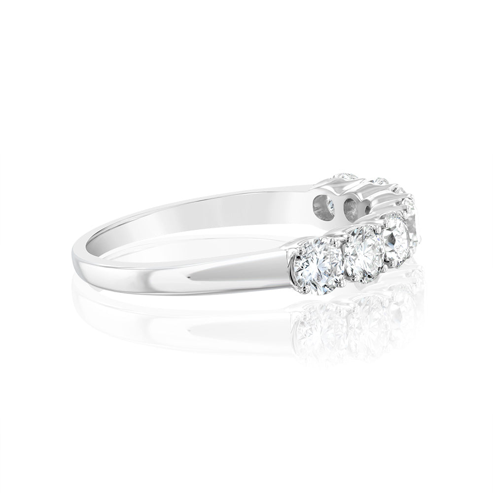 Luminesce Lab Grown Platinum 1Carat Diamond Eternity Ring