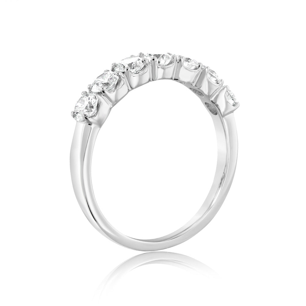Luminesce Lab Grown Platinum 1Carat Diamond Eternity Ring