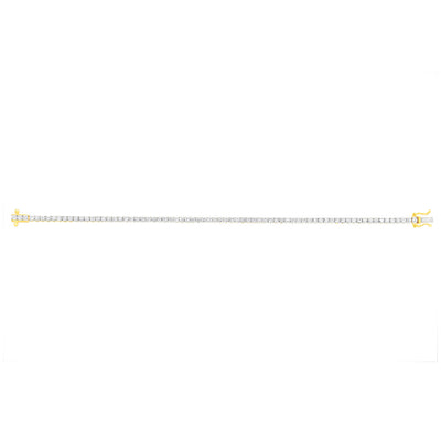 Luminesce Lab Grown 3 Carat Diamond Tennis Bracelet in 9ct Yellow Gold