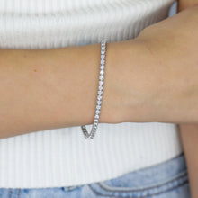 Load image into Gallery viewer, Luminesce Lab Grown 2 Carat Diamond Tennis Bracelet in 9ct White Gold