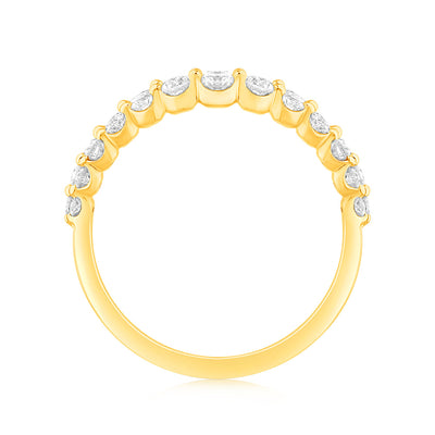 Luminesce Lab Grown Diamond 1 Carat Dress Ring in 9ct Yellow Gold