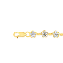 Load image into Gallery viewer, Luminesce Lab Grown 1.9 Carat Diamond 18cm Bracelet in 9ct Yellow Gold