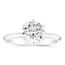 Load image into Gallery viewer, Luminesce Lab Grown Sterling Silver 2 Carat Diamond Solitaire Ring