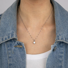 Load image into Gallery viewer, Luminesce Lab Grown 1 Carat Solitaire Diamond Pendant Sterling Silver