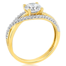 Load image into Gallery viewer, Luminesce Lab Grown 0.90 Carat Diamond Ring in 9ct Yellow Gold
