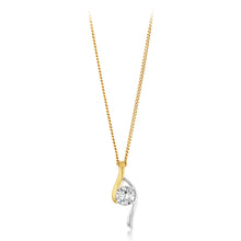 Load image into Gallery viewer, Luminesce Lab Grown  Carat Diamond Pendant in 9ct Yellow Gold