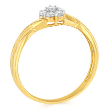 Load image into Gallery viewer, Luminesce Lab Grown 1/4 Carat Diamond Dress Ring in 9ct Yellow Gold