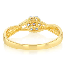 Load image into Gallery viewer, Luminesce Lab Grown 1/4 Carat Diamond Dress Ring in 9ct Yellow Gold