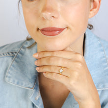 Load image into Gallery viewer, Luminesce Lab Grown 1/4 Carat Diamond Dress Ring in 9ct Yellow Gold