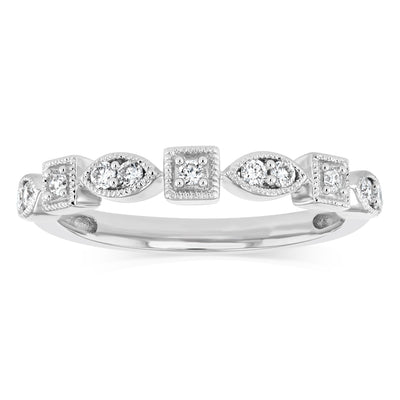 Luminesce Lab Grown 1/6 Carat Diamond Ring in 9ct White Gold