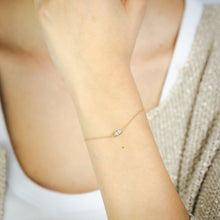 Load image into Gallery viewer, Luminesce Lab Grown 1/6 Carat Diamond Bracelet in 9ct Yellow Gold