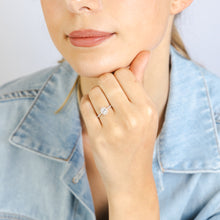 Load image into Gallery viewer, Luminesce Lab Grown 1/2 Carat Diamond ring in 9ct White Gold