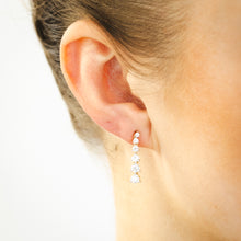 Load image into Gallery viewer, Luminesce Lab Grown 1 Carat Diamond Drop Earrings in 9ct Yellow Gold