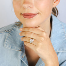 Load image into Gallery viewer, Luminesce Lab Grown 1 Carat Diamond Ring in 9ct Yellow Gold