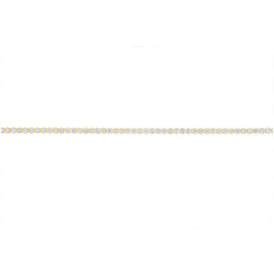 Luminesce Lab Grown 2 Carats Diamond Tennis Bracelet in 10ct Yellow Gold