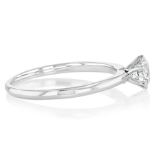 Load image into Gallery viewer, Luminesce Lab Grown Sterling Silver 1/2 Carat Diamond Solitaire Ring