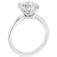 Load image into Gallery viewer, Luminesce Lab Grown Sterling Silver 3 Carat Diamond Solitaire Ring